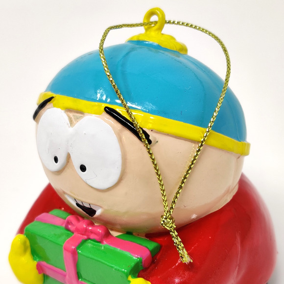 Vtg Comedy Partners 2005 South Park Cartman Holding Present Christmas Ornament - Picture 3 of 15